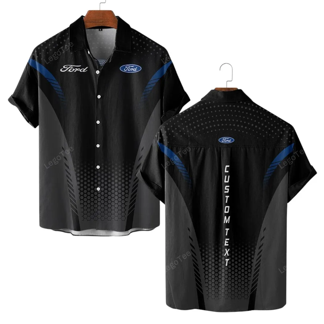 Muscle Car Lovers Gift Hawaiian Shirt, Button up Shirt Exclusive Logo For Muscle Car Lovers, Custom Name CAR10803122524
