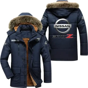 Classic Auto 370z Parka hoodie, Coat with Hood Exclusive Logo For Car Motorcycles Lovers CAR7002082169 - Navy