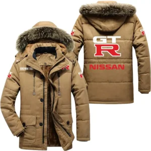 Classic Auto Parka hoodie, Coat with Hood Exclusive Logo For Car Motorcycles Lovers CAR7002082170 - Khaki