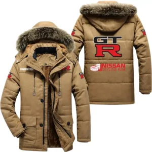 Classic Auto Parka hoodie, Coat with Hood Exclusive Logo For Car Motorcycles Lovers CAR7002082174 - Khaki