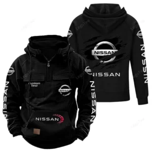 Classic Auto Hoodie Tactical Quarter Zip, Hoodie Exclusive Logo For Classic Auto Lovers - Black CAR122021425030-2