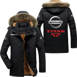 Classic Auto titan Parka hoodie, Coat with Hood Exclusive Logo For Car Motorcycles Lovers CAR7002082179 - Black