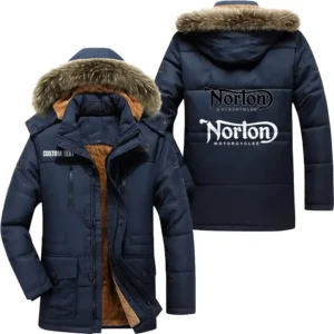 Motorbike Parka hoodie, Coat with Hood Exclusive Logo For Car Motorcycles Lovers CAR7002082180 - Navy