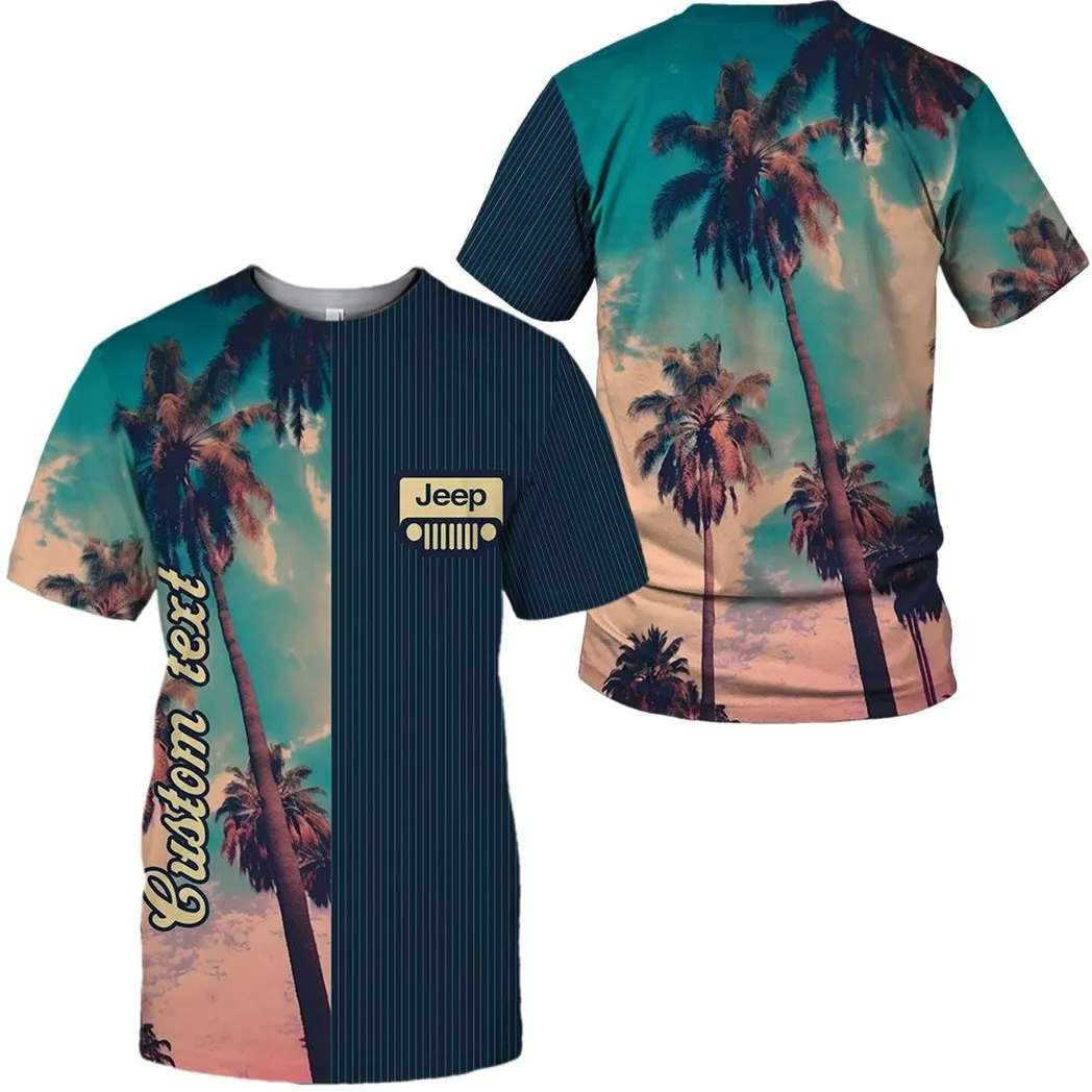 Off-Road Legend Fans Gift T-Shirt, Shirt Vintage Palm Style For Car Owners, Custom Name CAR431041625340