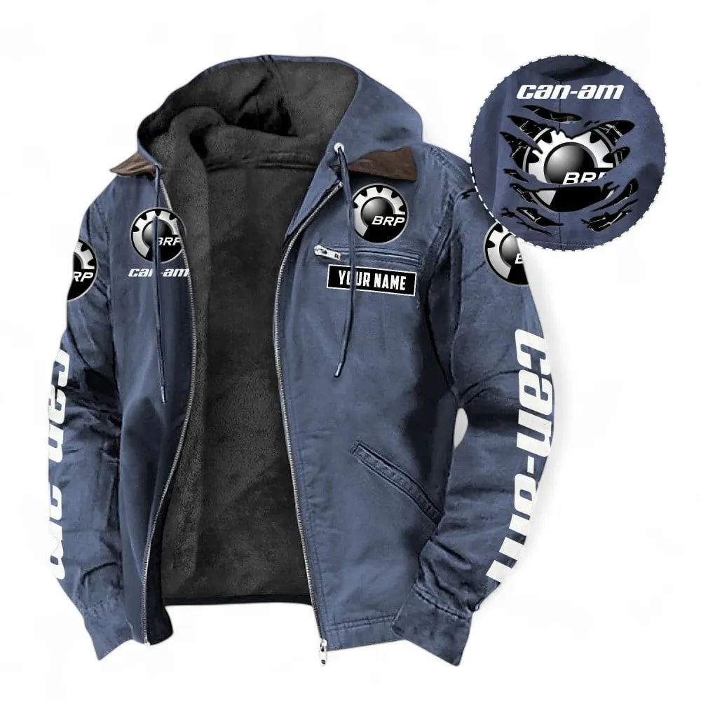 Off-Road Motorcycles Fans Gift Hooded And Flannel Hoodie, Jacket Exclusive Logo For Car Enthusiasts, Custom Name CAR391072125672-Navy Blue