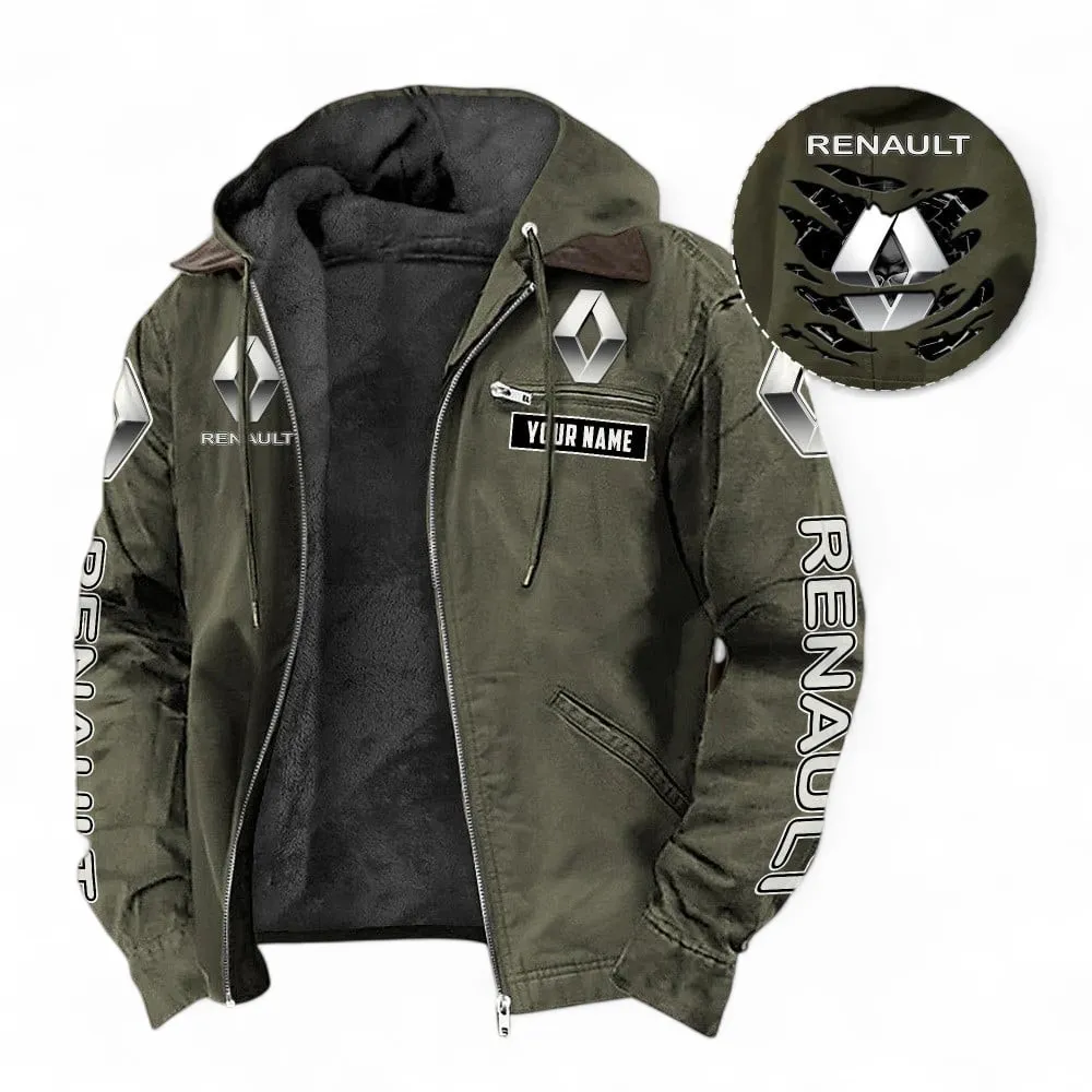 Off-Road Vehicle Fans Gift Hooded And Flannel Hoodie, Jacket Exclusive Logo For Car Owners, Custom Name CAR391072125720-Green