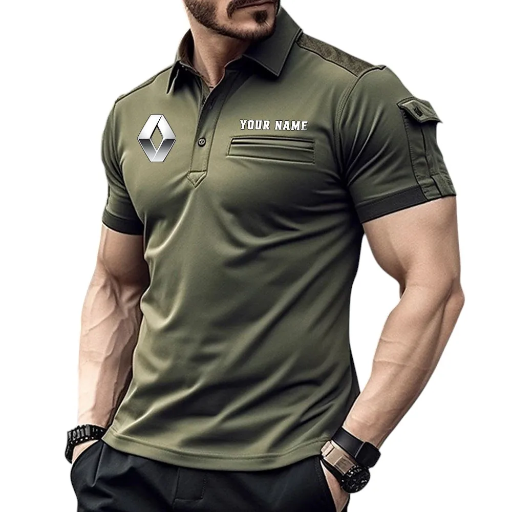 Off-Road Vehicle Fans Gift Pocket Polo Shirt, Polo Shirt Exclusive Logo For Car Fan, Custom Name CAR445060325033 - Green