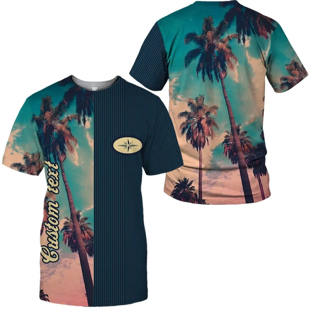 Off-Road Vehicle Fans Gift T-Shirt, Shirt Vintage Palm Style For Car Owners, Custom Name CAR431041625425