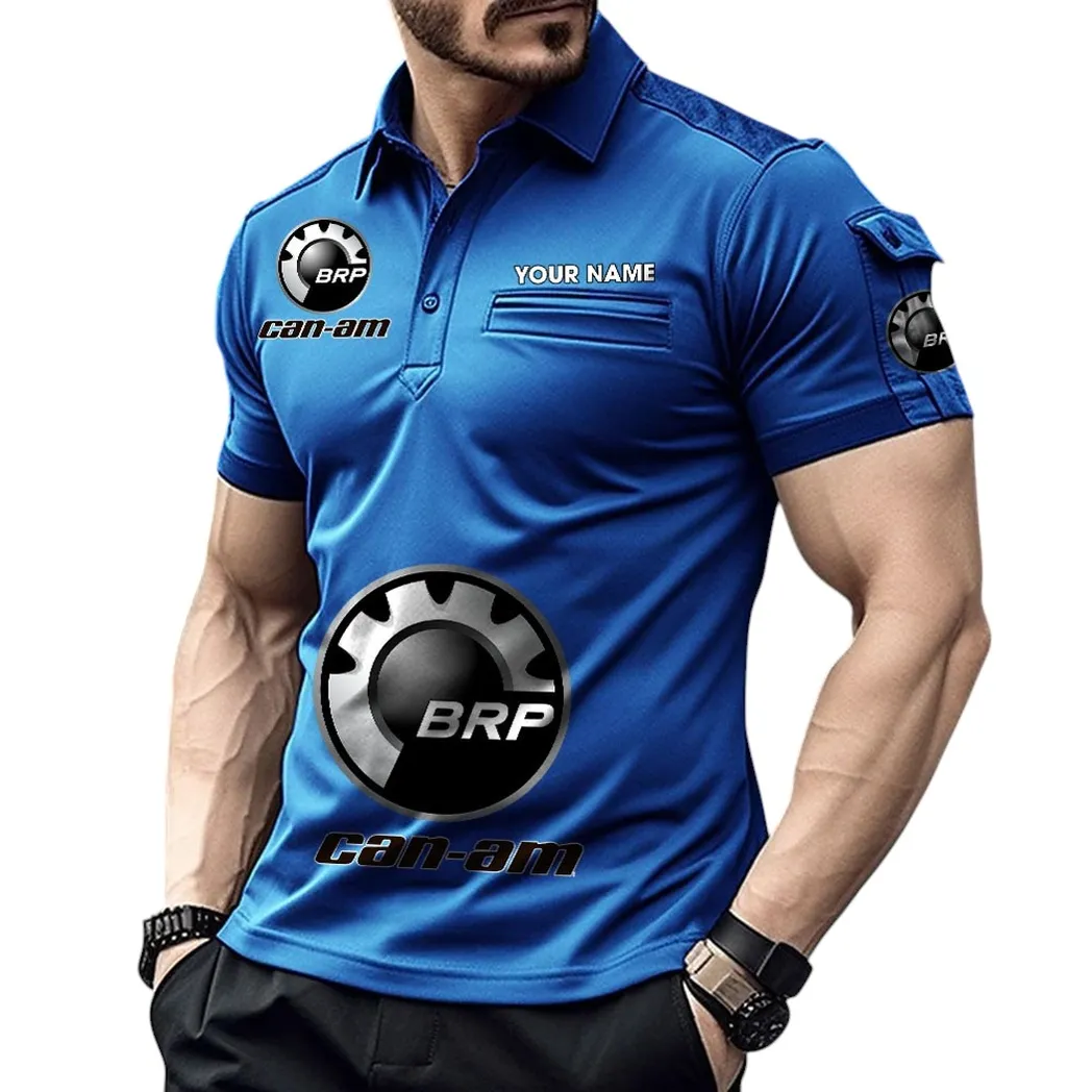Off-Road Vehicles Fans Gift Pocket Polo Shirt, Polo Shirt Exclusive Logo For Cars Fan, Custom Name CAR450051325347 - Blue