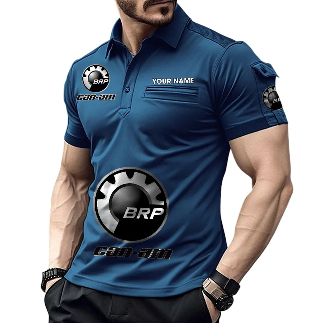 Off-Road Vehicles Fans Gift Pocket Polo Shirt, Polo Shirt Exclusive Logo For Cars Fan, Custom Name CAR450051325347 - Navy Blue