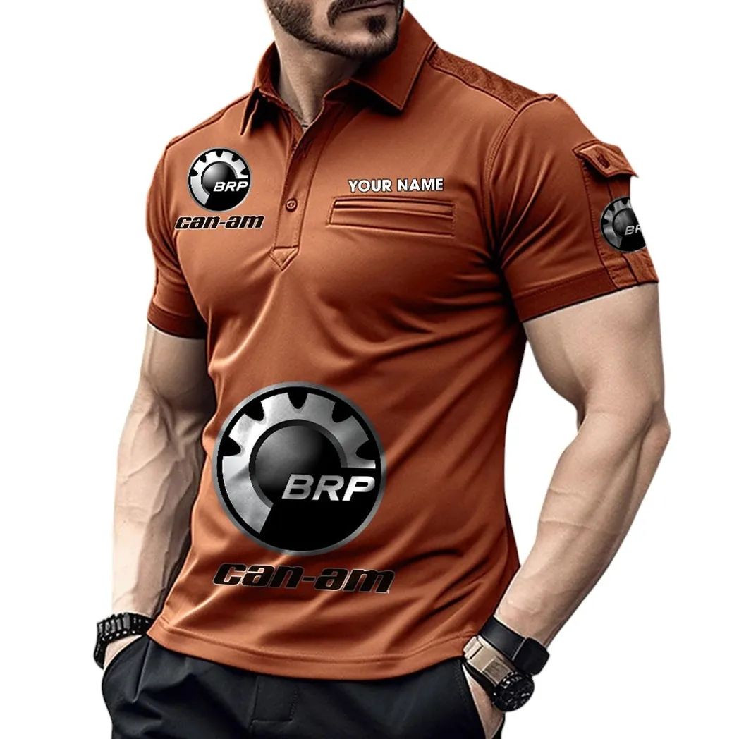 Off-Road Vehicles Fans Gift Pocket Polo Shirt, Polo Shirt Exclusive Logo For Cars Fan, Custom Name CAR450051325347 - Orange