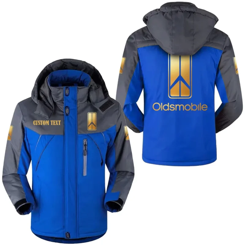 Automobile Cutlass Outdoor Charging Suit, Exclusive Logo Fleece Truckket For Car Fans HFLJ0112312107 - Blue