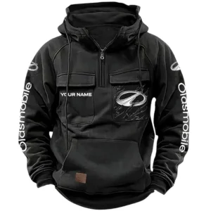 Automobile Hoodie Tactical Quarter Zip, Hoodie Exclusive Logo For Automobile Lovers CAR164022425164 - Black