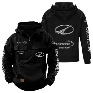 Automobile Hoodie Tactical Quarter Zip, Hoodie Exclusive Logo For Automobile Lovers - Black CAR96021425715-2