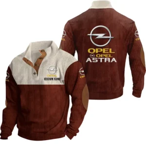 Auto Men's Stand Up Collar Base Shirt, Collar Hoodie Exclusive Logo For Car Motorcycles Fans CAR20012146 - Red