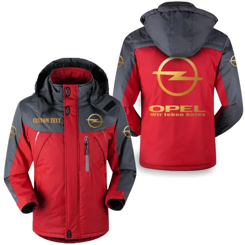 Auto Outdoor Charging Suit, Exclusive Logo Fleece Truckket For Car Fans HFLJ0112312109 - Red