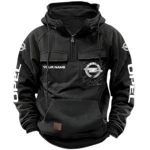 Auto Hoodie Tactical Quarter Zip, Hoodie Exclusive Logo For Auto Lovers CAR164022425177 - Black