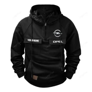 Auto Hoodie Tactical Quarter Zip, Hoodie Exclusive Logo For Auto Lovers - Black CAR109021425401-2