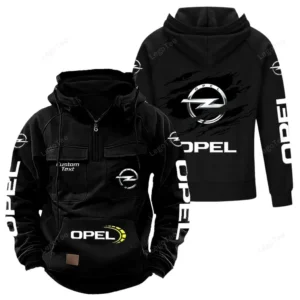 Auto Hoodie Tactical Quarter Zip, Hoodie Exclusive Logo For Auto Lovers - Black CAR122021425054-2