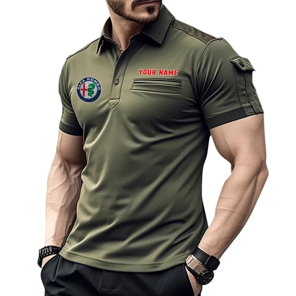 Performance Car Fans Gift Pocket Polo Shirt, Polo Shirt Exclusive Logo For Car Fan, Custom Name CAR445060325038 - Green