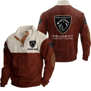 Auto Motorcycles Men's Stand Up Collar Base Shirt, Collar Hoodie Exclusive Logo For Car Motorcycles Fans CAR20012150 - Red