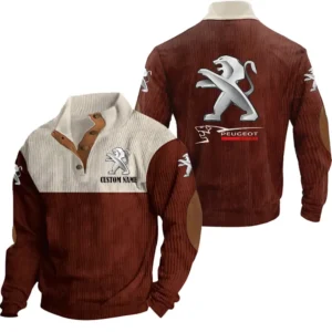 Auto Men's Stand Up Collar Base Shirt, Collar Hoodie Exclusive Logo For Car Motorcycles Fans CAR20012149 - Red