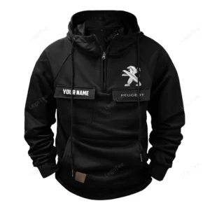 Auto Hoodie Tactical Quarter Zip, Hoodie Exclusive Logo For Auto Lovers - Black CAR109021425341-2