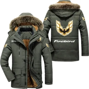 Auto Parka hoodie, Coat with Hood Exclusive Logo For Car Motorcycles Lovers CAR7002082191 - Army Green