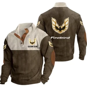 Auto Men's Stand Up Collar Base Shirt, Collar Hoodie Exclusive Logo For Car Motorcycles Fans CAR20012153 - Brown