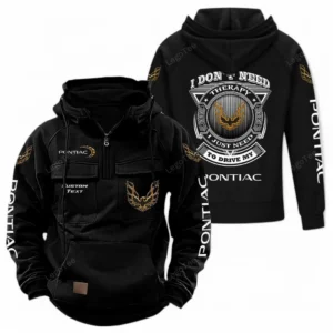 Auto Hoodie Tactical Quarter Zip, Hoodie Exclusive Logo For Car Owners CAR106021525036 - Black