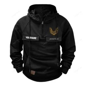 Auto Hoodie Tactical Quarter Zip, Hoodie Exclusive Logo For Auto Lovers - Black CAR109021425358-2