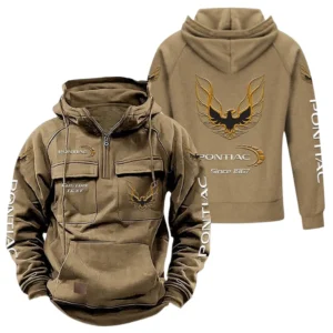 Auto Hoodie Tactical Quarter Zip, Hoodie Exclusive Logo For Auto Lovers - Khaki CAR96021425721-4