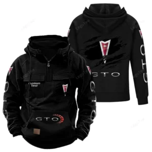 Auto Retro Auto Hoodie Tactical Quarter Zip, Hoodie Exclusive Logo For Auto Retro Auto Lovers - Black CAR122021425056-2