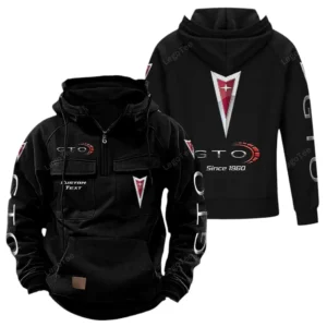 Auto Retro Auto Hoodie Tactical Quarter Zip, Hoodie Exclusive Logo For Auto Retro Auto Lovers - Black CAR96021425696-2