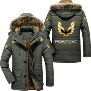 Auto Trans Am Parka hoodie, Coat with Hood Exclusive Logo For Car Motorcycles Lovers CAR7002082193 - Army Green