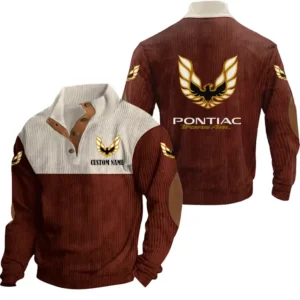Auto Trans Am Men's Stand Up Collar Base Shirt, Collar Hoodie Exclusive Logo For Car Motorcycles Fans CAR20012155 - Red