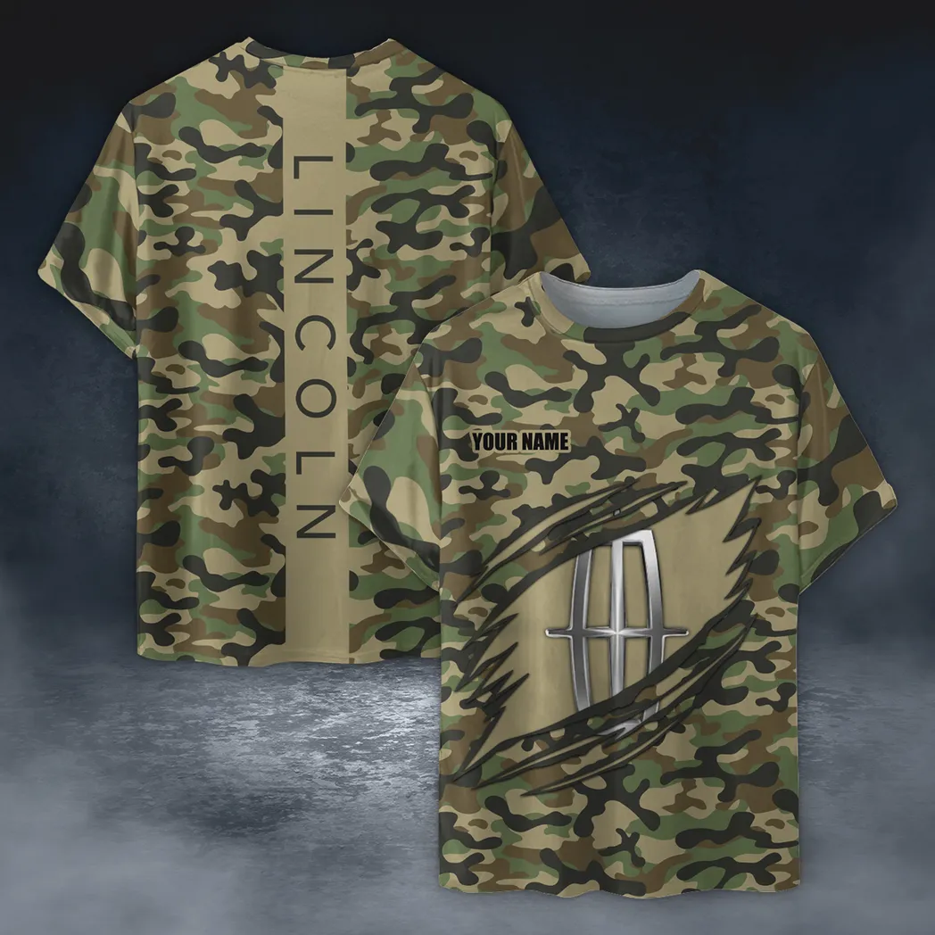Premium Ride Auto Fans Gift T-Shirt, Shirt Camo Style For Car Owners, Custom Name CAR210040825717