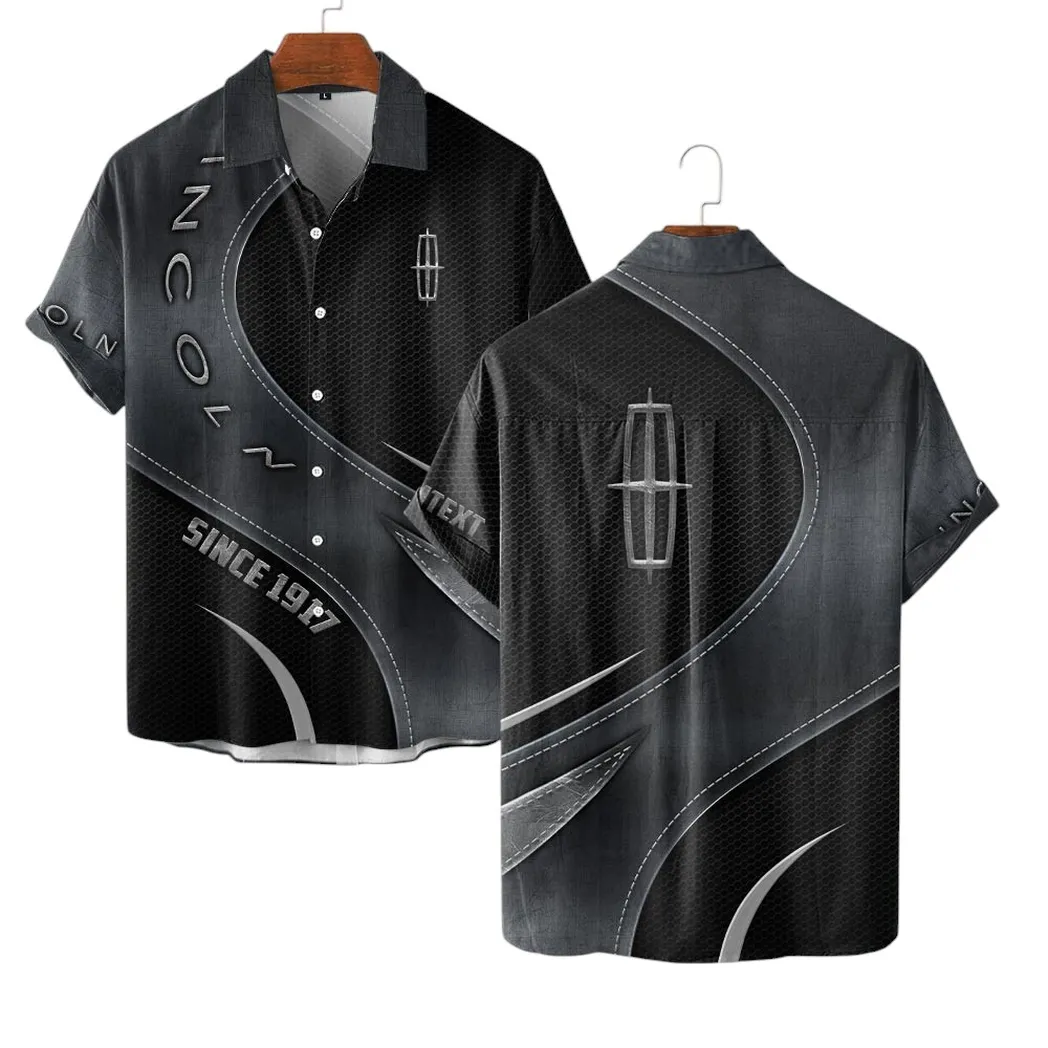 Premium Ride Auto Vintage Lovers Gift Hawaiian Shirt, Button up Shirt Exclusive Logo For Premium Ride Auto Lovers, Custom Name CAR17102252533