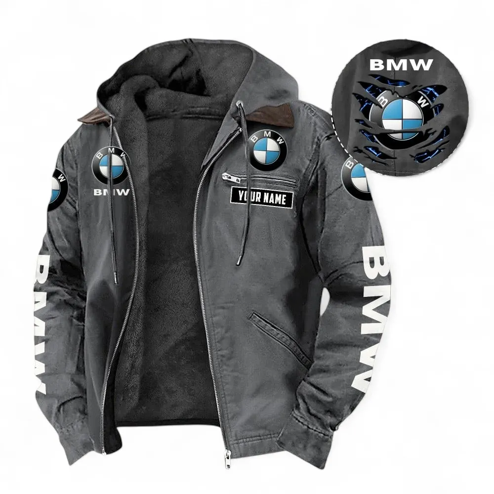 Racing Car Fans Gift Hooded And Flannel Hoodie, Jacket Exclusive Logo For Car Owners, Custom Name CAR391072125666-Gray