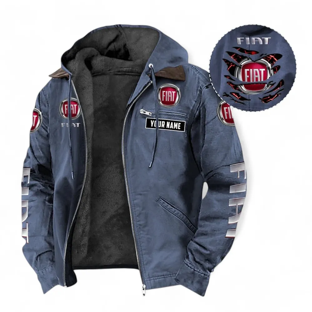 Racing-Inspired Car Fans Gift Hooded And Flannel Hoodie, Jacket Exclusive Logo For Car Enthusiasts, Custom Name CAR391072125689-Navy Blue