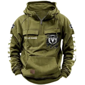 Ram Hoodie Tactical Quarter Zip, Hoodie Exclusive Logo For Ram Lovers CAR164022425170 - Army Green