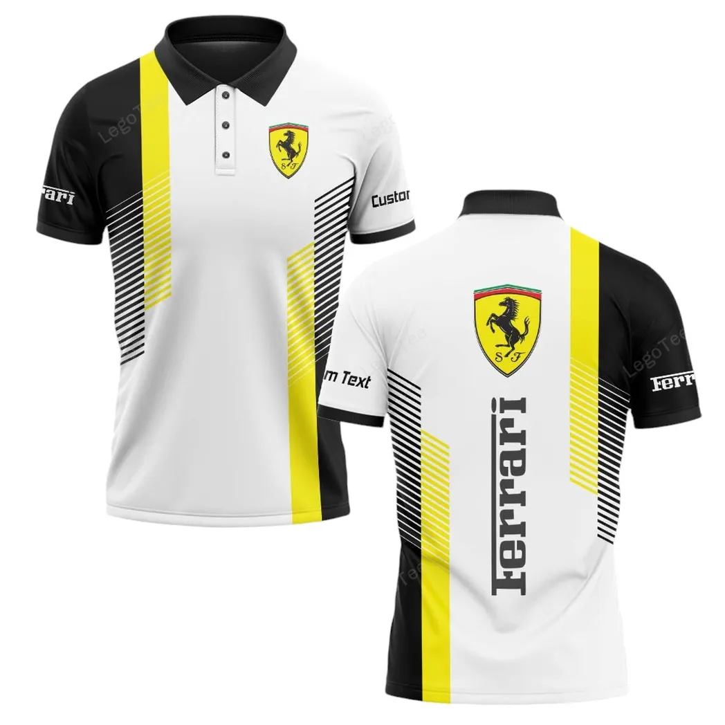 Red Racing Legend Fans Gift Polo Shirt, Polo Shirt All Over Print For Supercar Owners CAR10703122523