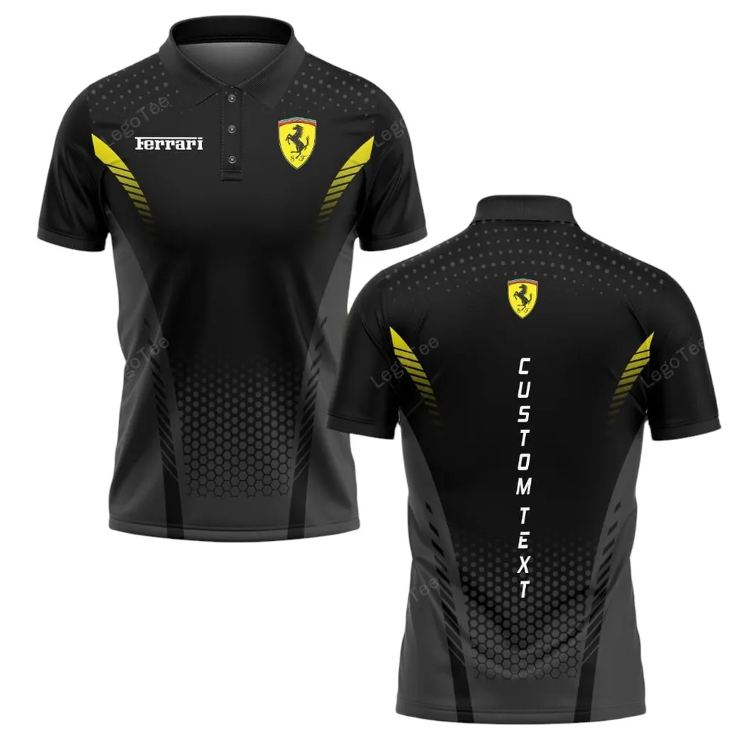 Red Racing Legend Fans Gift Polo Shirt, Polo Shirt All Over Print For Supercar Owners CAR10803122522