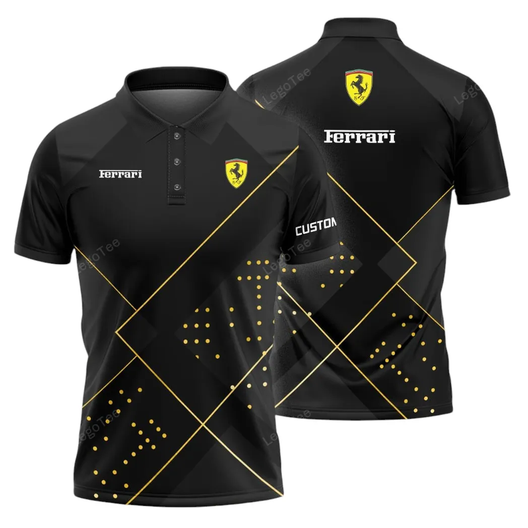 Red Racing Legend Fans Gift Polo Shirt, Polo Shirt All Over Print For Supercar Owners CAR11403032522