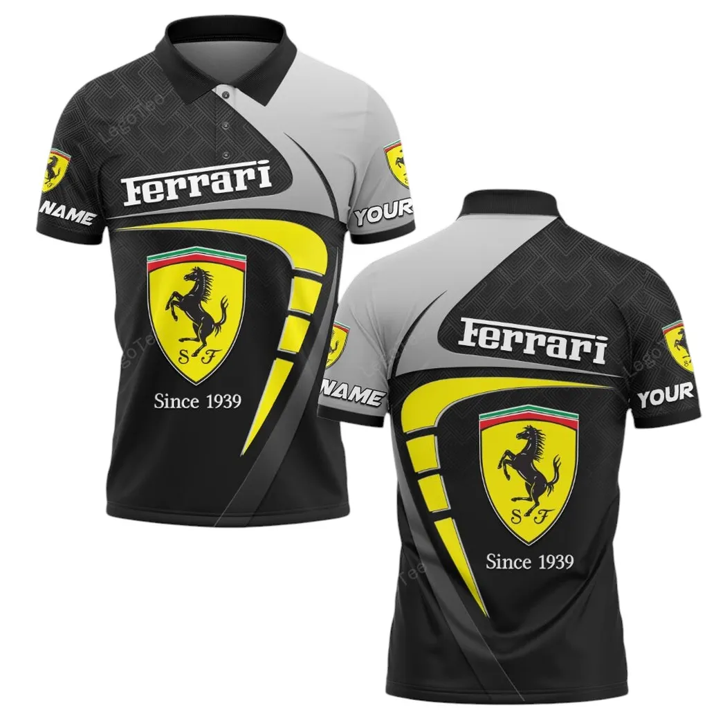 Red Racing Legend Fans Gift Polo Shirt, Polo Shirt All Over Print For Supercar Owners CAR11603032522