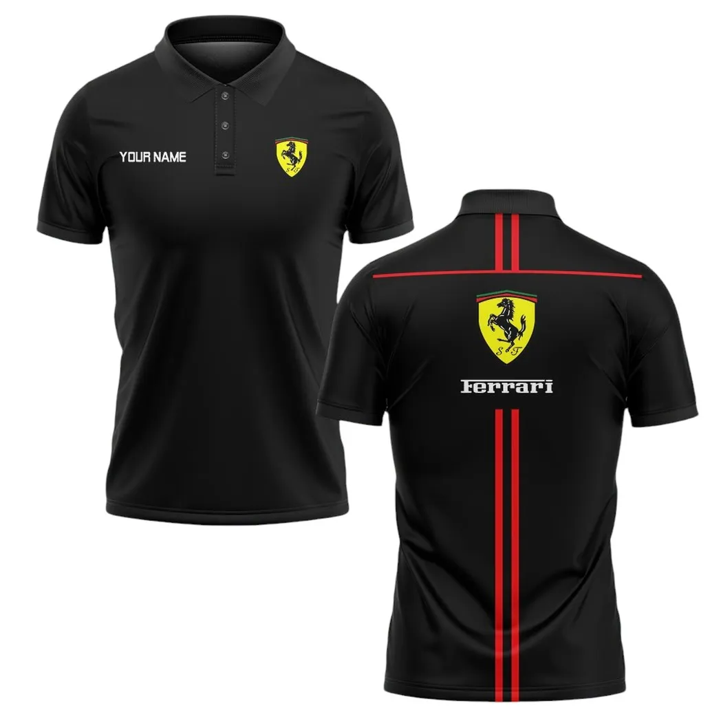 Red Racing Legend Fans Gift Polo Shirt, Polo Shirt All Over Print For Supercar Owners CAR17002262520