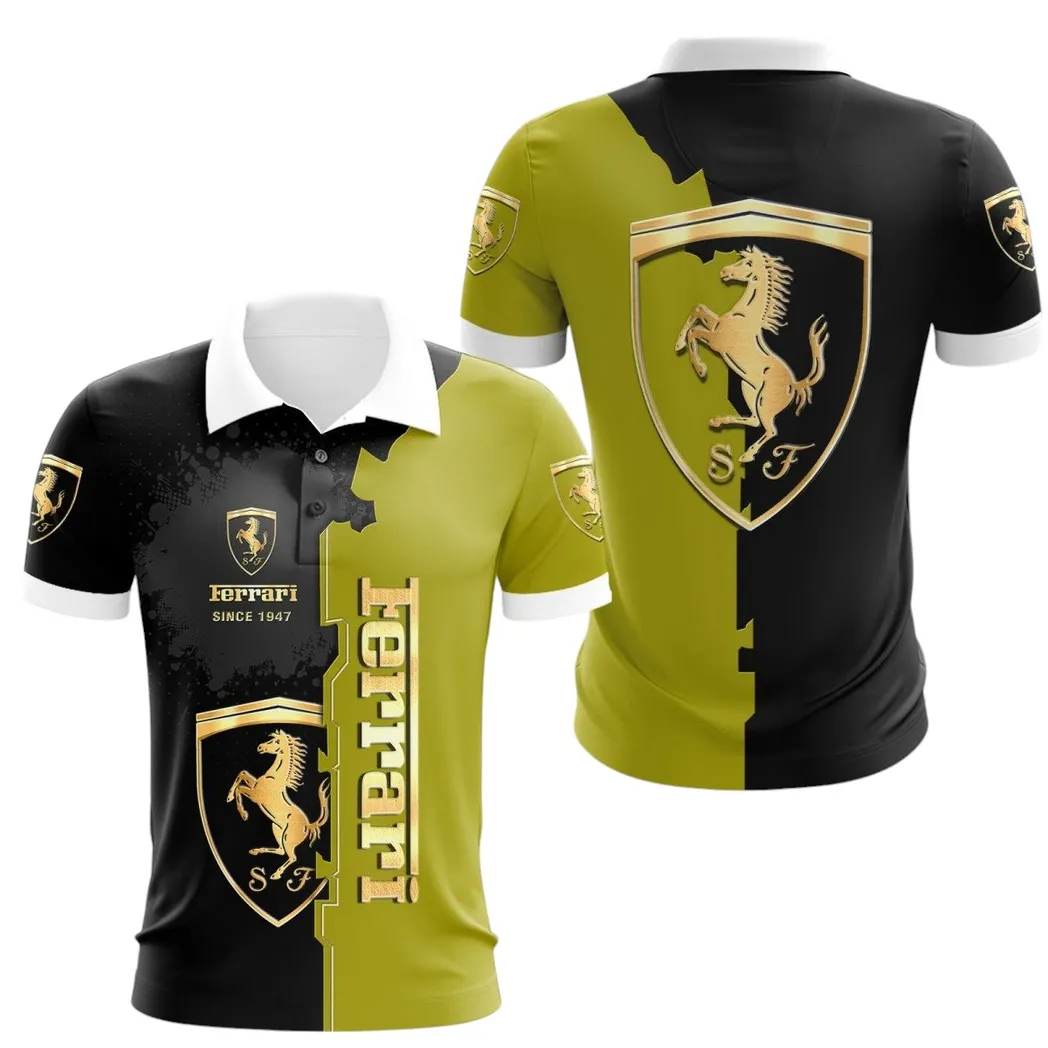 Red Racing Legend Fans Gift Polo Shirt, Polo Shirt All Over Print For Supercar Owners CAR44021725023-1