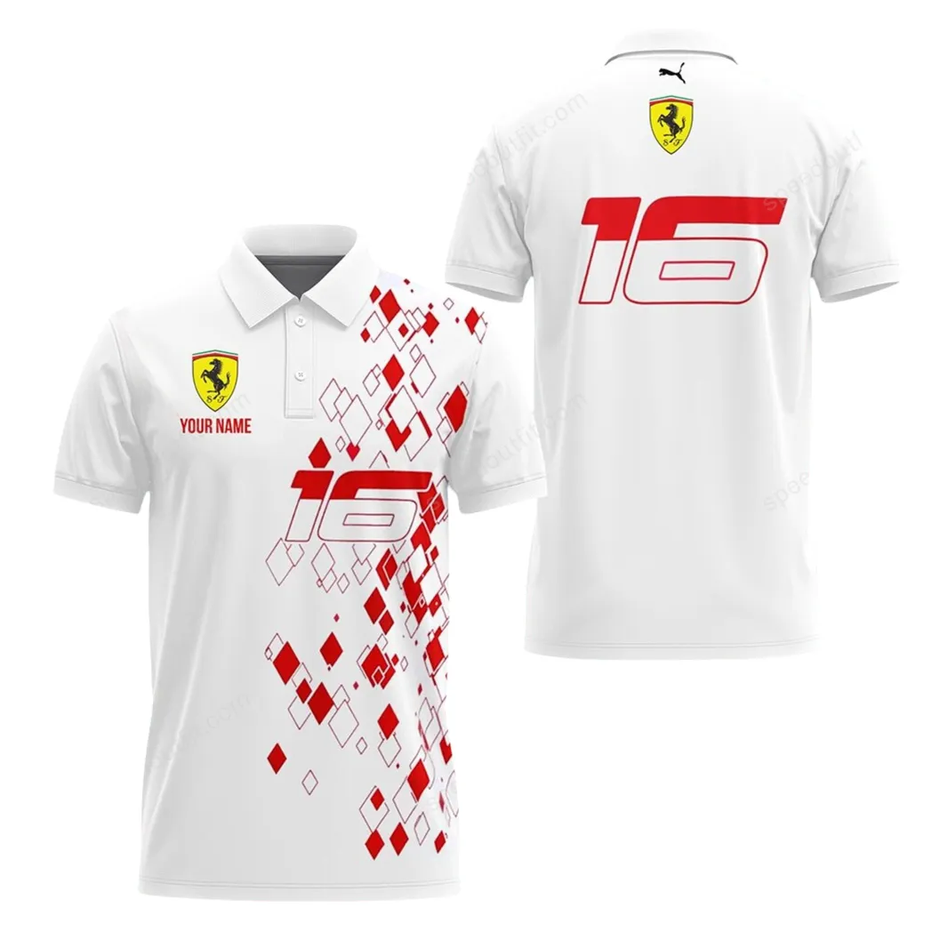 Red Racing Legend Fans Gift Polo Shirt, Polo Shirt All Over Print For Supercar Owners CAR93031025015