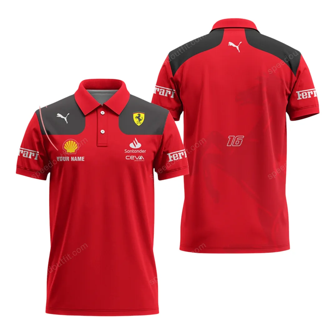 Red Racing Legend Fans Gift Polo Shirt, Polo Shirt All Over Print For Supercar Owners CAR93031025016