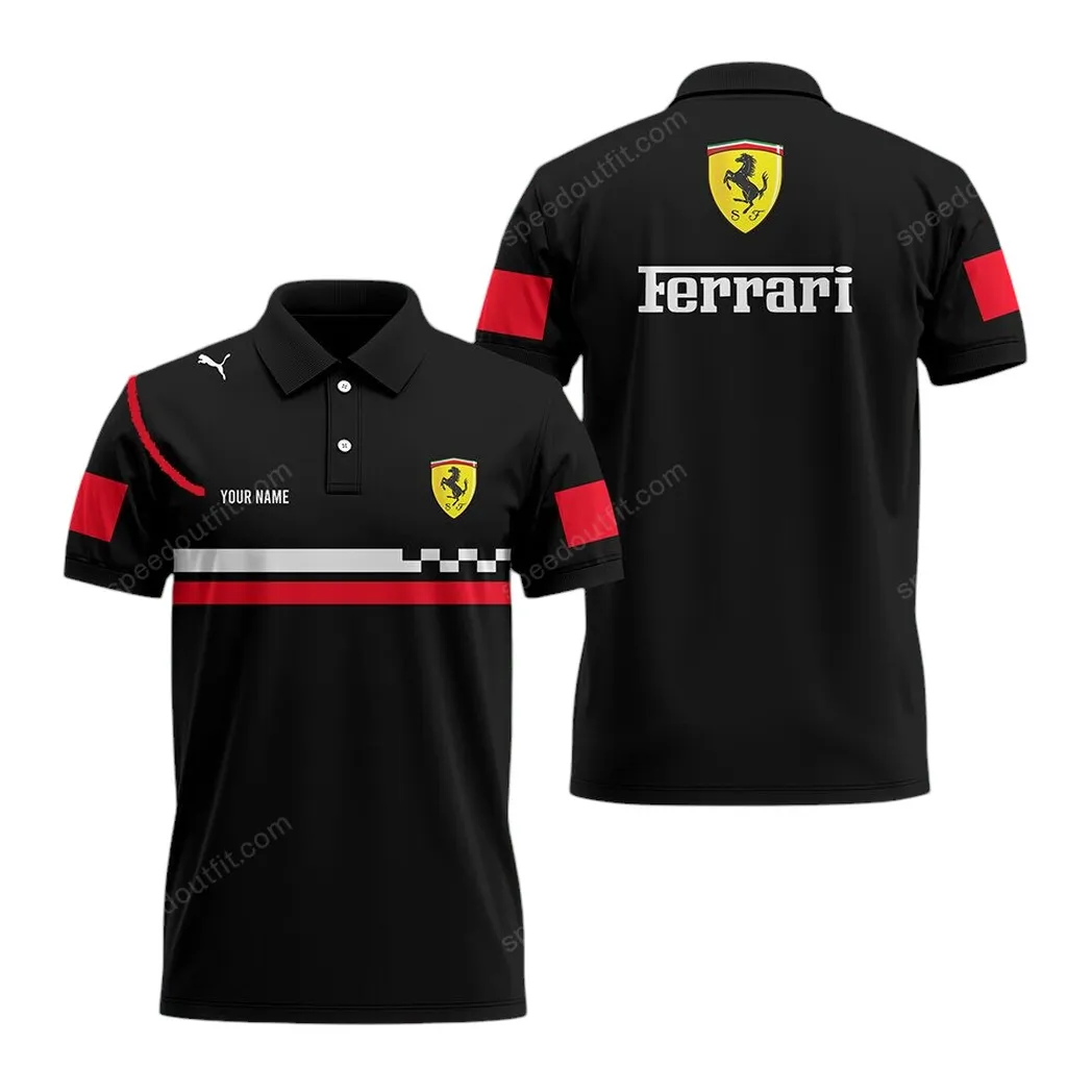 Red Racing Legend Fans Gift Polo Shirt, Polo Shirt All Over Print For Supercar Owners CAR93031025019